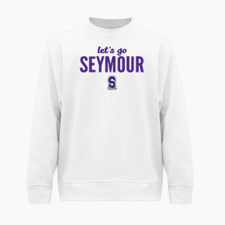 BSN SPORTS Men's Cotton Rich Fleece Crew Neck