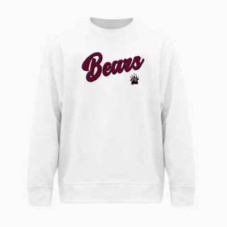 BSN SPORTS Men's Cotton Rich Fleece Crew Neck