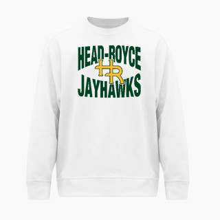 BSN SPORTS Men's Cotton Rich Fleece Crew Neck