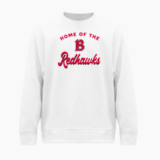 BSN SPORTS Men's Cotton Rich Fleece Crew Neck