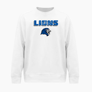 BSN SPORTS Men's Cotton Rich Fleece Crew Neck