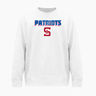 BSN SPORTS Men's Cotton Rich Fleece Crew Neck
