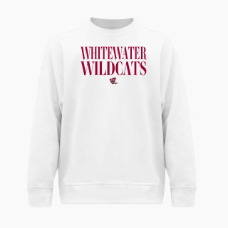 BSN SPORTS Men's Cotton Rich Fleece Crew Neck