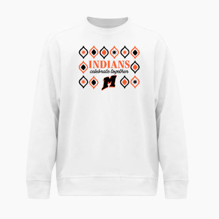 BSN SPORTS Men's Cotton Rich Fleece Crew Neck