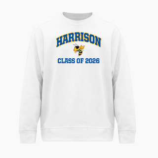 BSN SPORTS Men's Cotton Rich Fleece Crew Neck