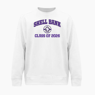 BSN SPORTS Men's Cotton Rich Fleece Crew Neck