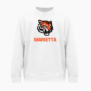 BSN SPORTS Men's Cotton Rich Fleece Crew Neck