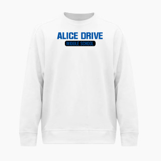 BSN SPORTS Men's Cotton Rich Fleece Crew Neck