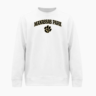 BSN SPORTS Men's Cotton Rich Fleece Crew Neck