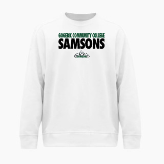 BSN SPORTS Men's Cotton Rich Fleece Crew Neck