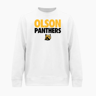 BSN SPORTS Men's Cotton Rich Fleece Crew Neck