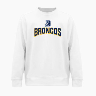 BSN SPORTS Men's Cotton Rich Fleece Crew Neck