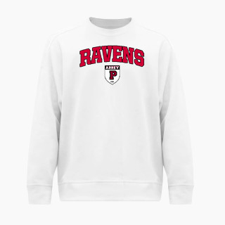 BSN SPORTS Men's Cotton Rich Fleece Crew Neck