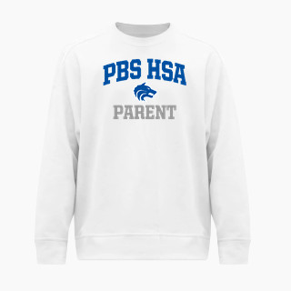 BSN SPORTS Men's Cotton Rich Fleece Crew Neck