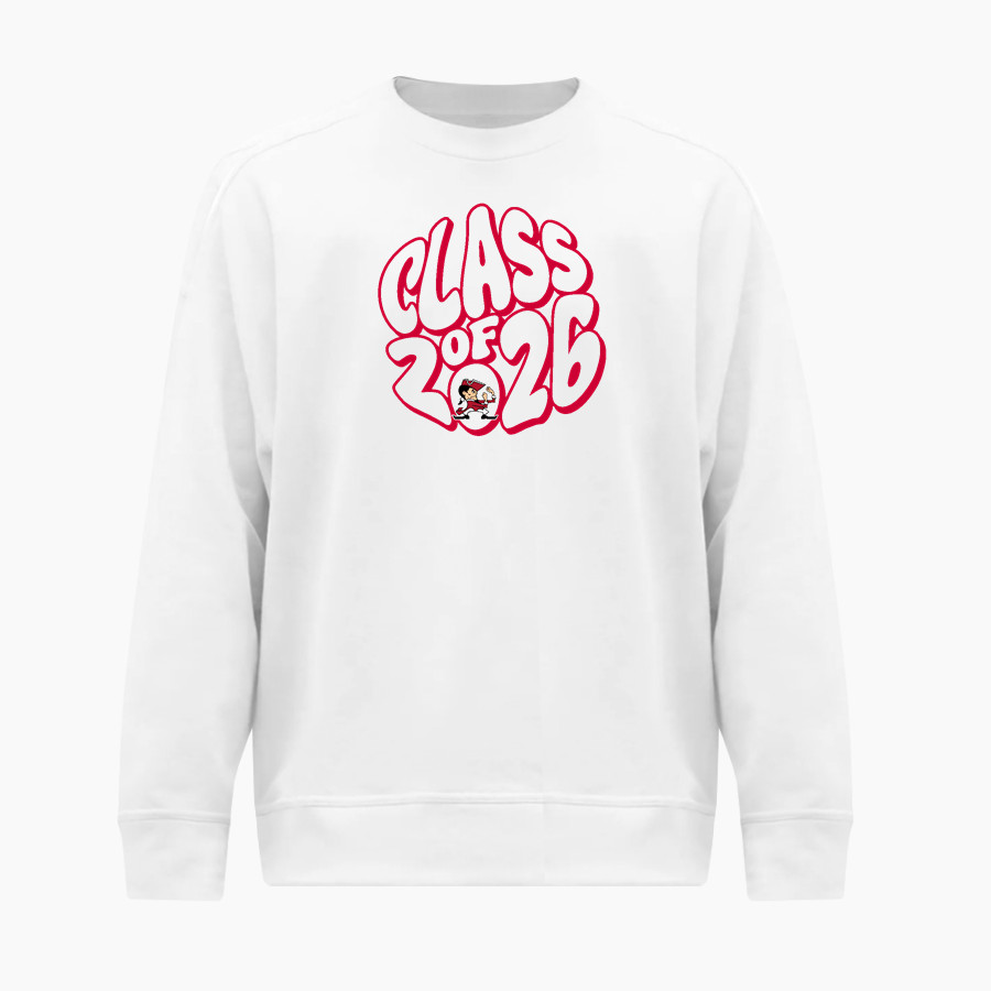 Pulaski Red Raiders BSN SPORTS Men's Cotton Rich Fleece Crew Neck