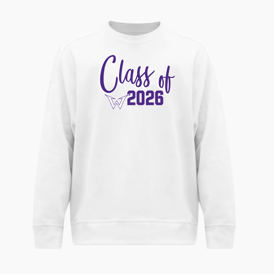 Warrenton Warriors BSN SPORTS Men's Cotton Rich Fleece Crew Neck