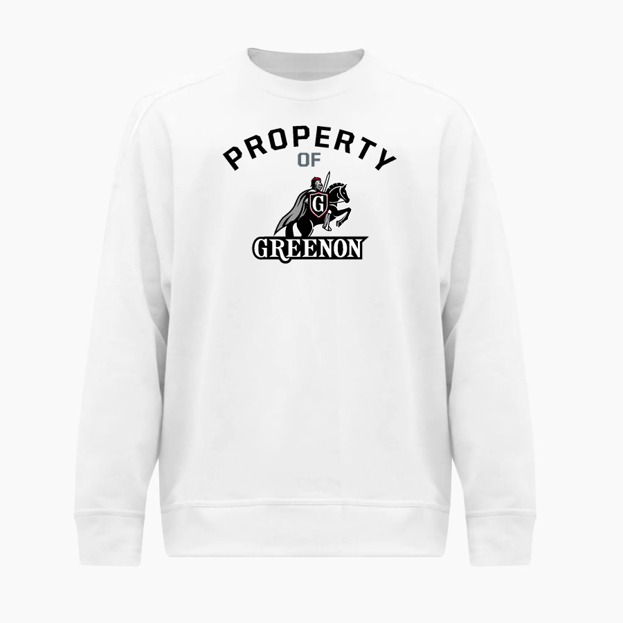GREENON HIGH SCHOOL KNIGHTS <span class="pdp-name-mascot">GREENON KNIGHTS</span> BSN SPORTS Men's Cotton Rich Fleece Crew Neck