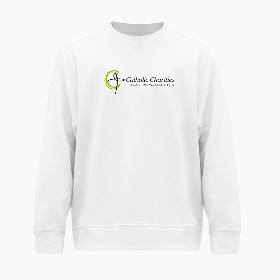 Catholic Charities of Eastern WA Catholic Charities BSN SPORTS Men's Cotton Rich Fleece Crew Neck