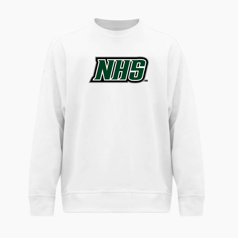 NEW HAMPTON HUSKIES BSN SPORTS Men's Cotton Rich Fleece Crew Neck