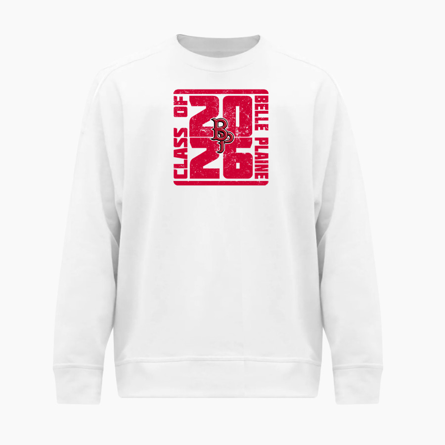 Belle Plaine Tigers BSN SPORTS Men's Cotton Rich Fleece Crew Neck