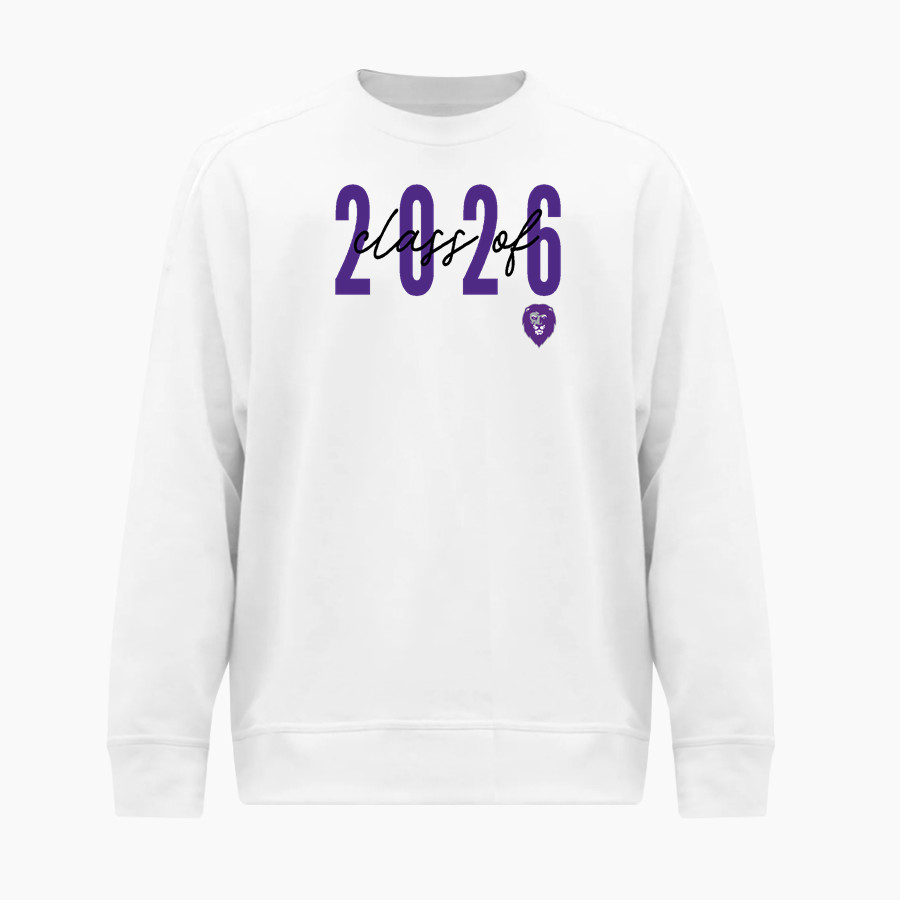 LUHI Lions BSN SPORTS Men's Cotton Rich Fleece Crew Neck