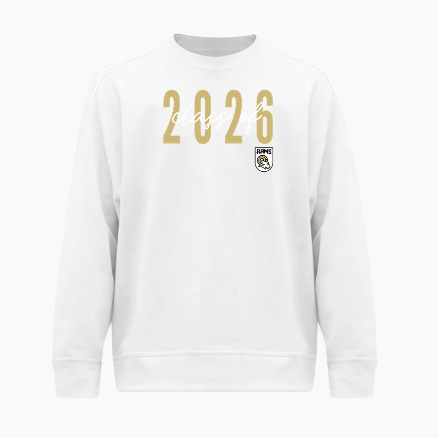 HIGHLAND HIGH SCHOOL RAMS <span class="pdp-name-mascot">HIGHLAND RAMS</span> BSN SPORTS Men's Cotton Rich Fleece Crew Neck
