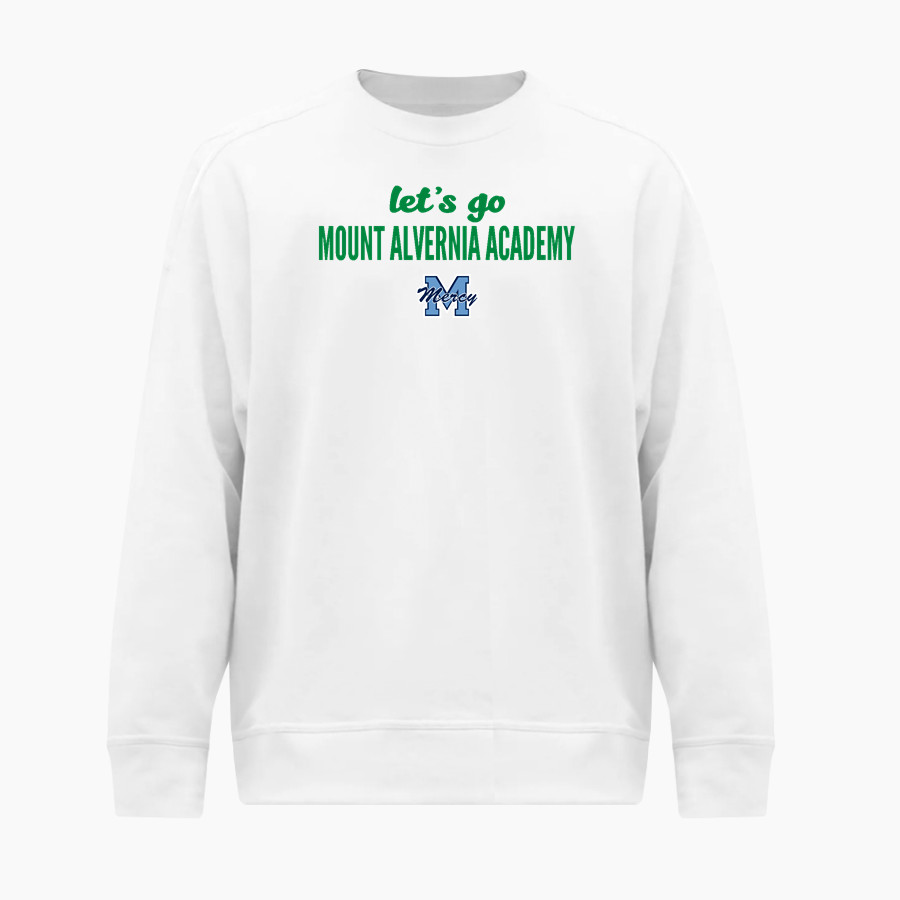 Mount Alvernia Academy Hawks BSN SPORTS Men's Cotton Rich Fleece Crew Neck