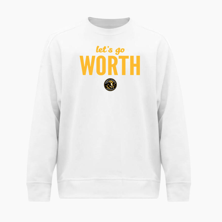 Worth Rams BSN SPORTS Men's Cotton Rich Fleece Crew Neck