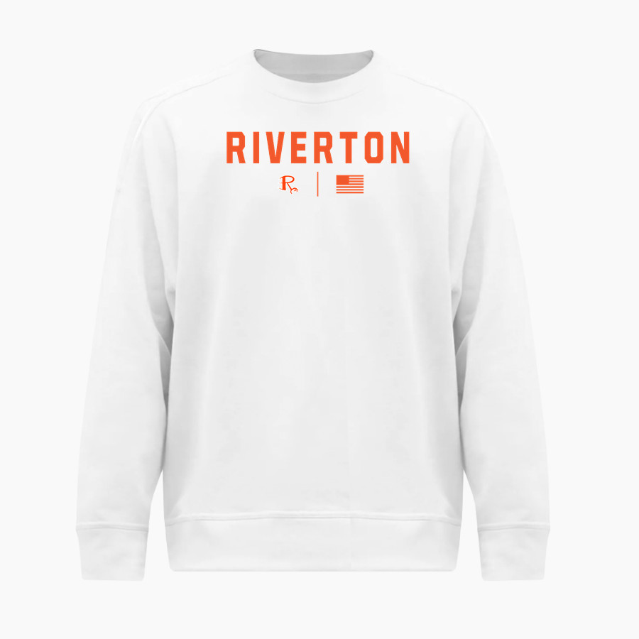 Riverton Hawks BSN SPORTS Men's Cotton Rich Fleece Crew Neck