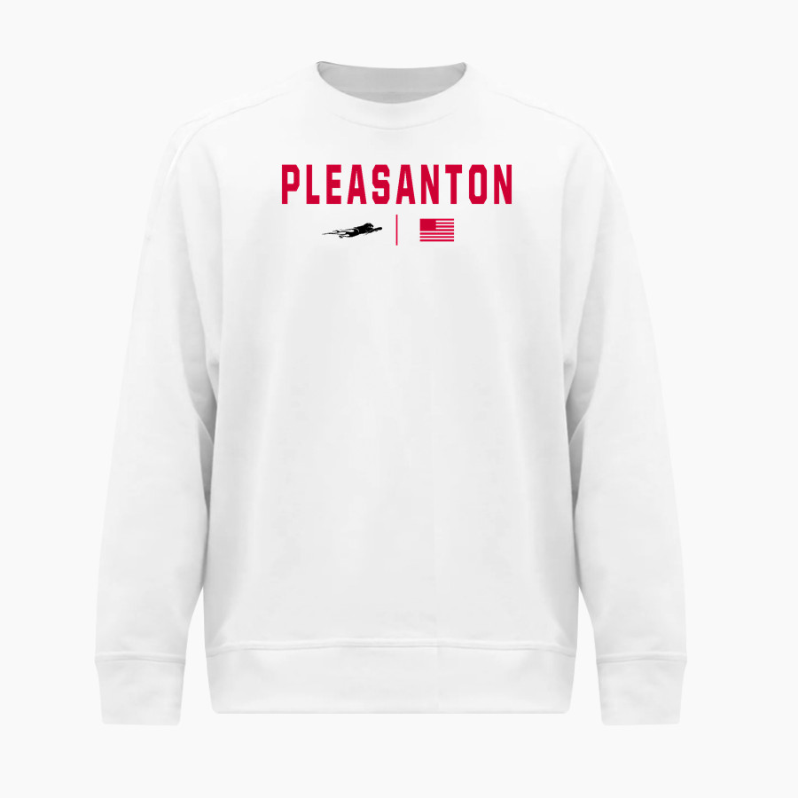 Pleasanton Middle School Panthers <span class="pdp-name-mascot">Pleasanton Panthers</span> BSN SPORTS Men's Cotton Rich Fleece Crew Neck