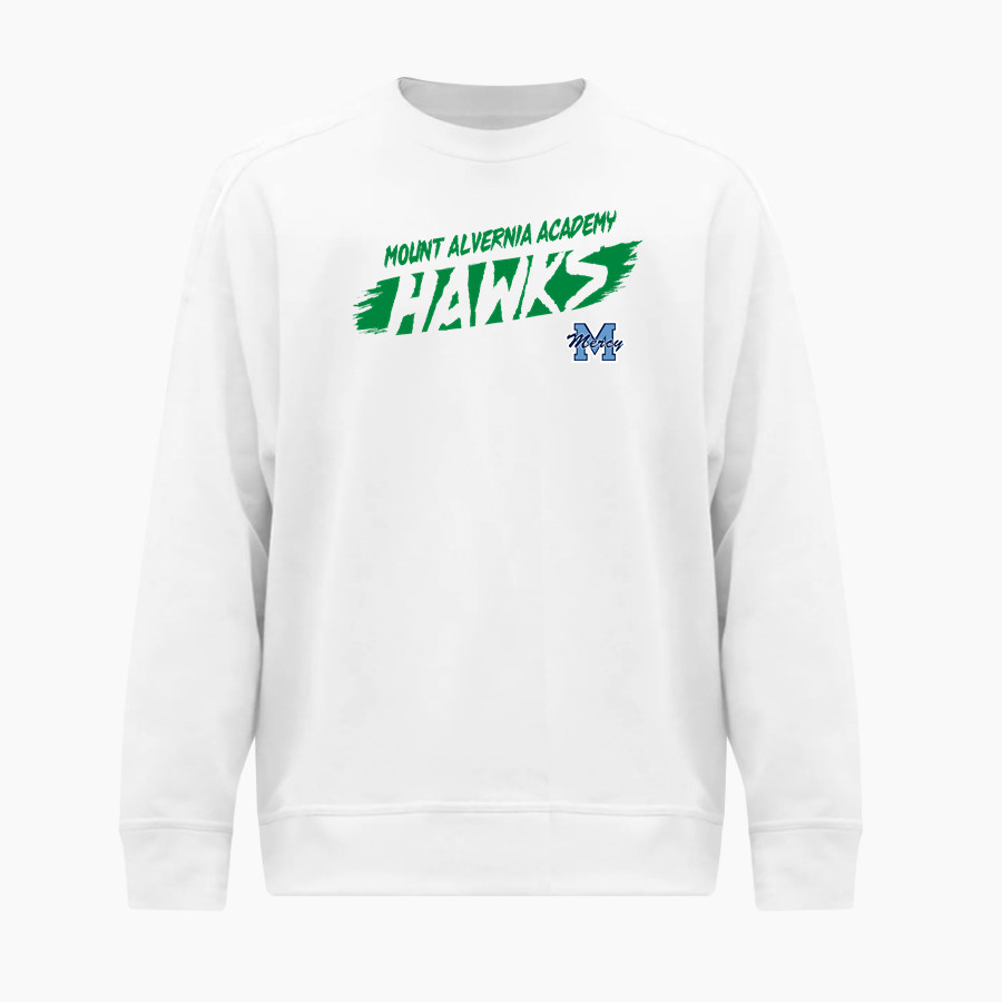 Mount Alvernia Academy Hawks BSN SPORTS Men's Cotton Rich Fleece Crew Neck