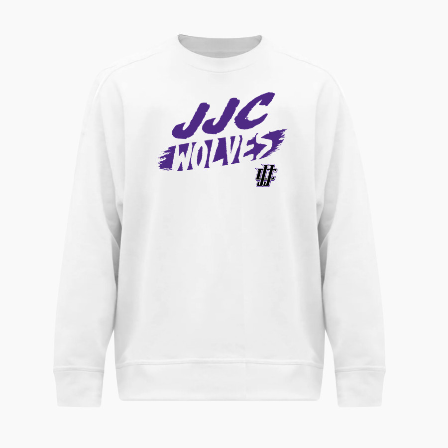 JJC Wolves <span class="pdp-name-mascot">JJC Wolves</span> BSN SPORTS Men's Cotton Rich Fleece Crew Neck