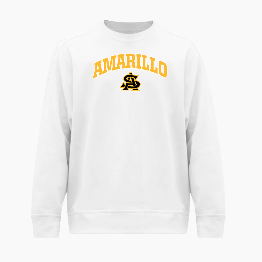AMARILLO HIGH SCHOOL SANDIES <span class="pdp-name-mascot">AMARILLO SANDIES</span> BSN SPORTS Men's Cotton Rich Fleece Crew Neck