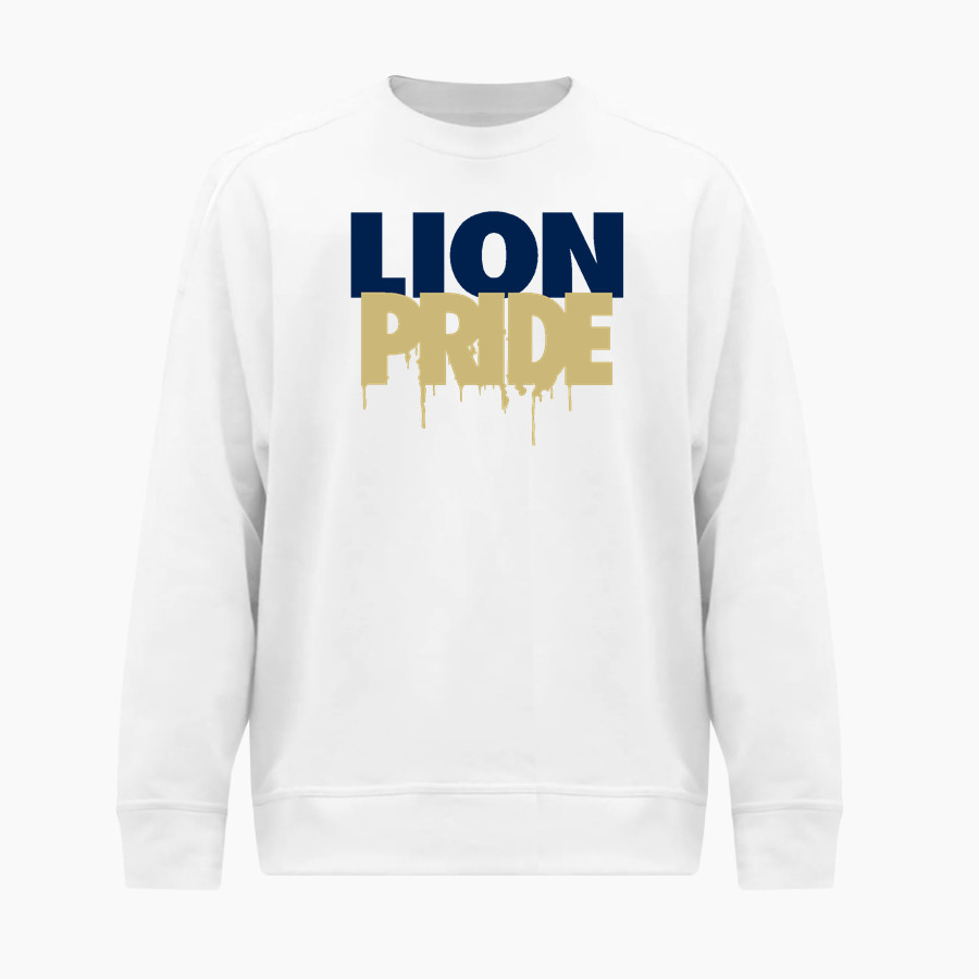 Calvary Lions BSN SPORTS Men's Cotton Rich Fleece Crew Neck