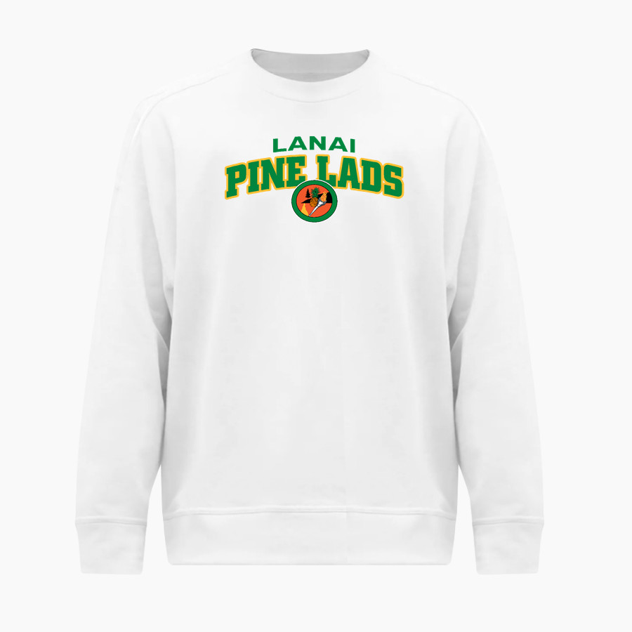 LANAI HIGH SCHOOL The Online Store <span class="pdp-name-mascot">LANAI PINE LADS /PINE LASSES</span> BSN SPORTS Men's Cotton Rich Fleece Crew Neck