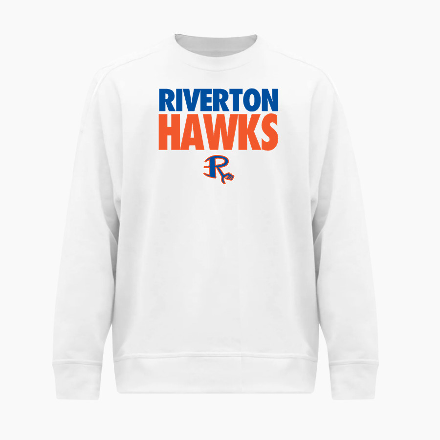 Riverton Hawks BSN SPORTS Men's Cotton Rich Fleece Crew Neck