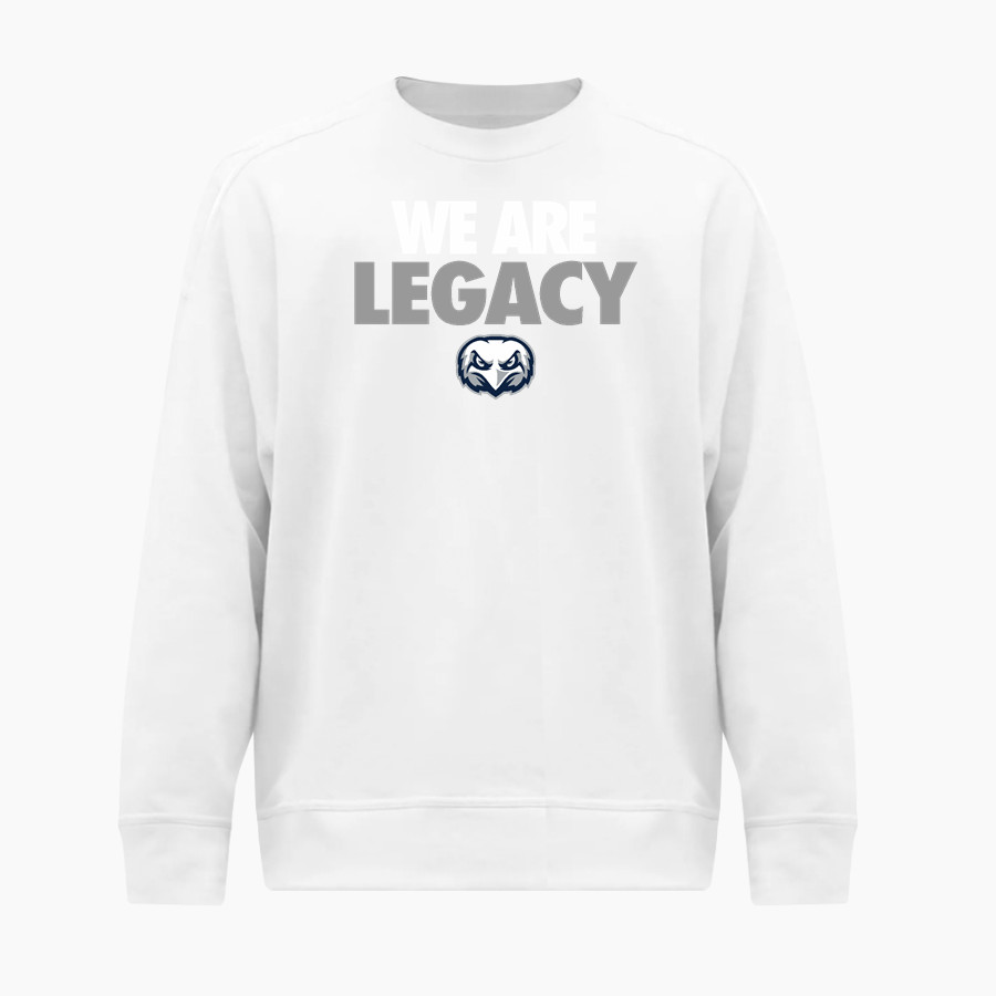 Legacy Eagles BSN SPORTS Men's Cotton Rich Fleece Crew Neck