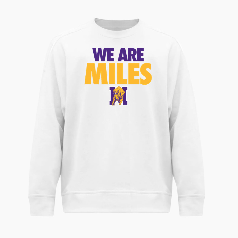 Miles Golden Bears <span class="pdp-name-mascot">Miles Golden Bear</span> BSN SPORTS Men's Cotton Rich Fleece Crew Neck