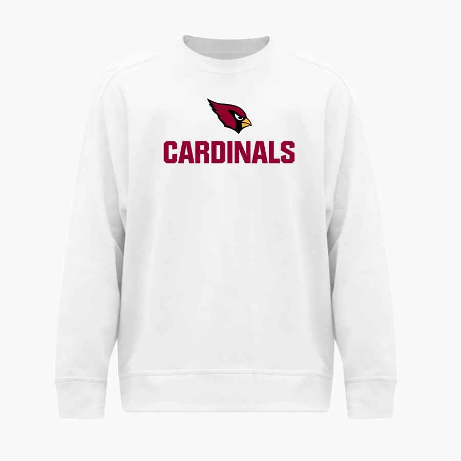 LOWELL HIGH SCHOOL CARDINALS <span class="pdp-name-mascot">LOWELL CARDINALS</span> BSN SPORTS Men's Cotton Rich Fleece Crew Neck