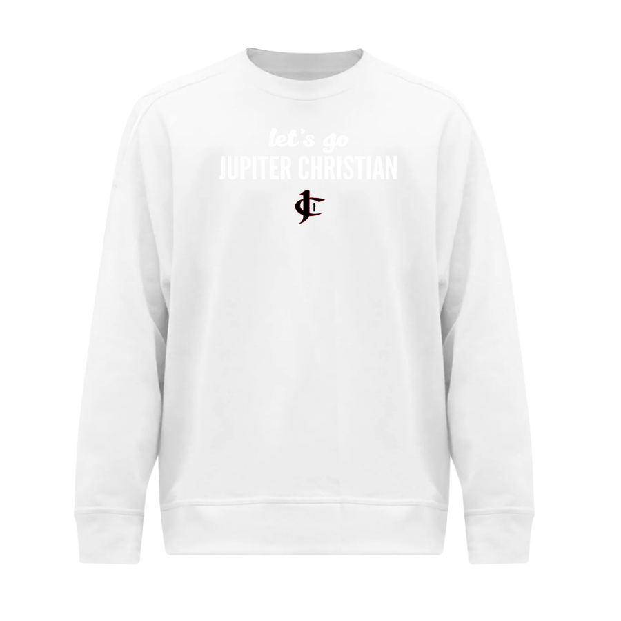 Jupiter Christian Eagles <span class="pdp-name-mascot">Jupiter Eagles</span> BSN SPORTS Men's Cotton Rich Fleece Crew Neck
