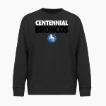 CENTENNIAL HIGH SCHOOL BRONCOS BSN SPORTS Youth Cotton Rich Fleece Crew Neck Front Thumbnail