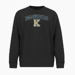 KINGFISHER HIGH SCHOOL YELLOWJACKETS <span class="pdp-name-mascot">KINGFISHER YELLOWJACKETS</span> BSN SPORTS Youth Cotton Rich Fleece Crew Neck Front Thumbnail
