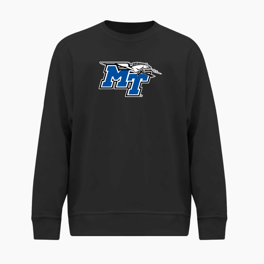 MTSU Blue Raiders <span class="pdp-name-mascot">MTSU Blue Raiders</span> BSN SPORTS Youth Cotton Rich Fleece Crew Neck