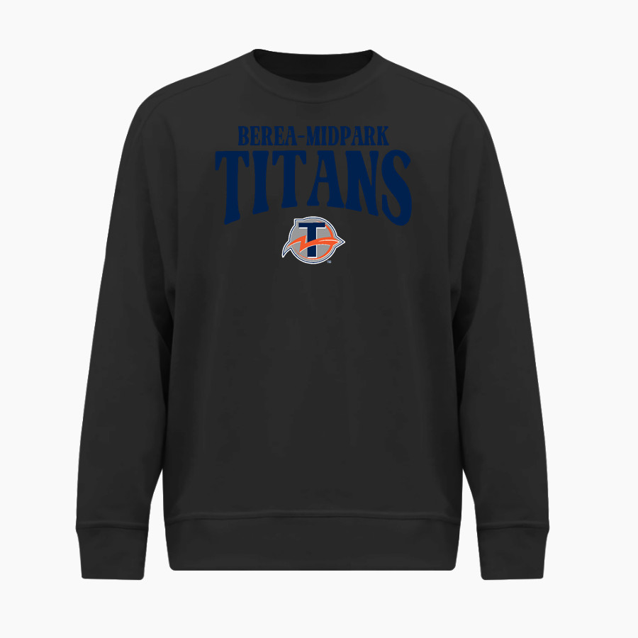 BEREA-MIDPARK HIGH SCHOOL TITANS BSN SPORTS Youth Cotton Rich Fleece Crew Neck