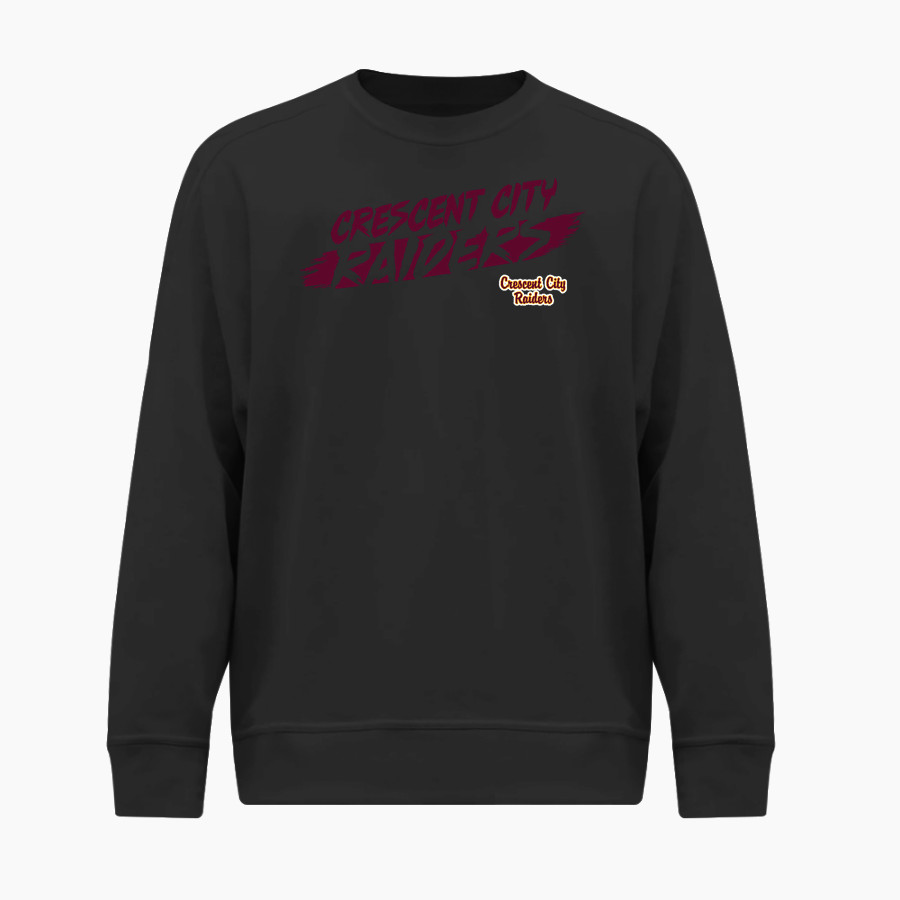 CRESCENT CITY SENIOR HIGH SCHOOL RAIDERS <span class="pdp-name-mascot">CRESCENT CITY RAIDERS</span> BSN SPORTS Youth Cotton Rich Fleece Crew Neck