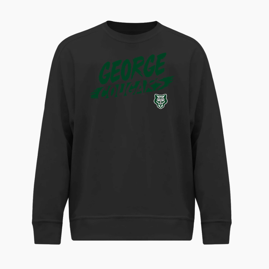 GEORGE SCHOOL Cougars official sideline store BSN SPORTS Youth Cotton Rich Fleece Crew Neck
