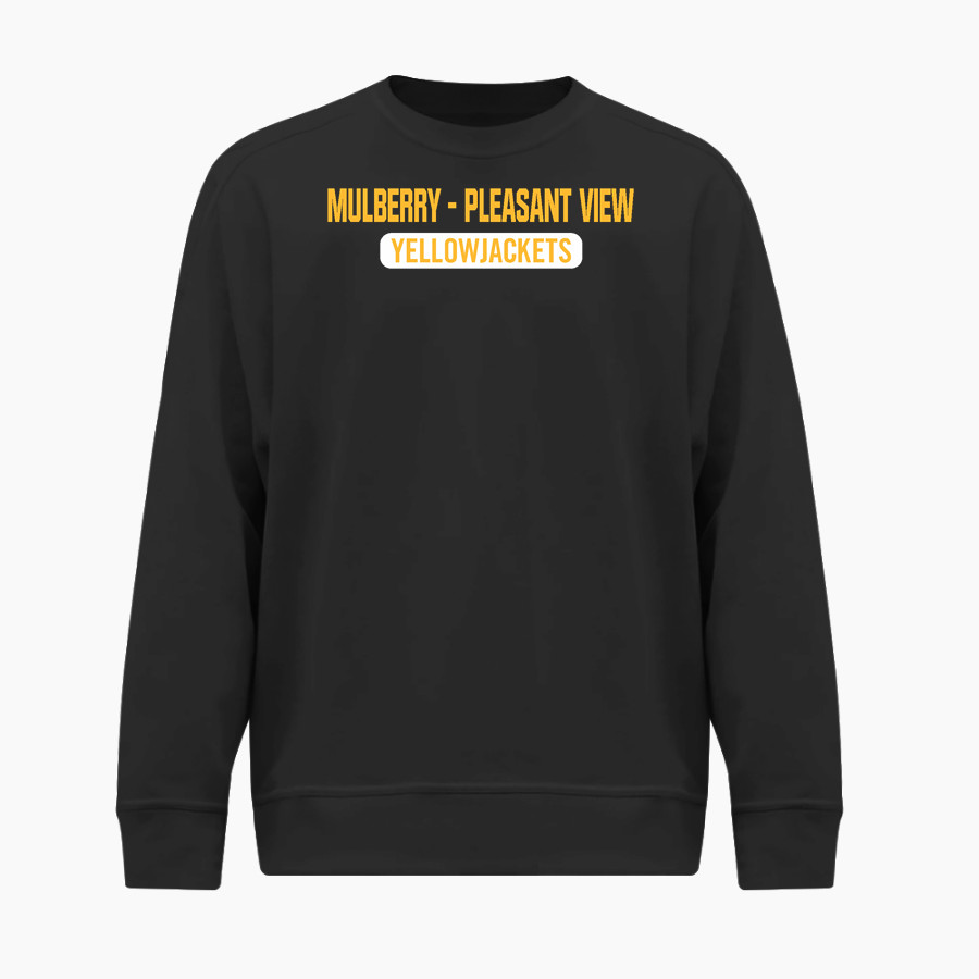 Mulberry - Pleasant View Yellowjackets <span class="pdp-name-mascot">Mulberry - Pleasant View Yellowjackets</span> BSN SPORTS Youth Cotton Rich Fleece Crew Neck
