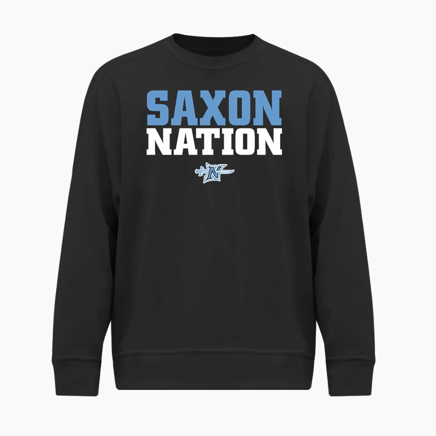 North Saxons BSN SPORTS Youth Cotton Rich Fleece Crew Neck