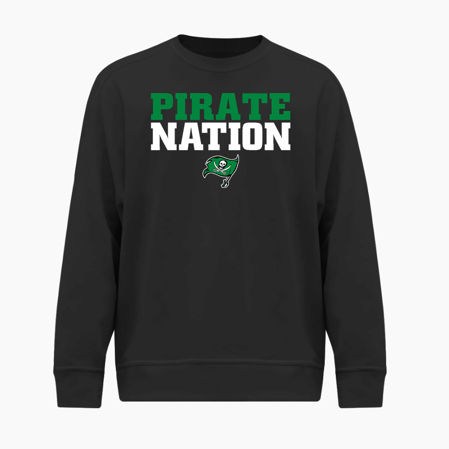NAPOLEON HIGH SCHOOL PIRATES BSN SPORTS Youth Cotton Rich Fleece Crew Neck