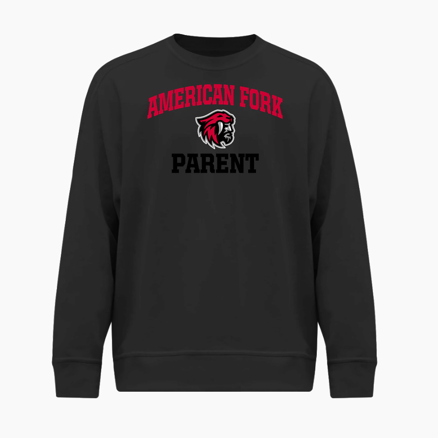 AMERICAN FORK HIGH SCHOOL CAVEMEN <span class="pdp-name-mascot">AMERICAN FORK CAVEMEN</span> BSN SPORTS Youth Cotton Rich Fleece Crew Neck